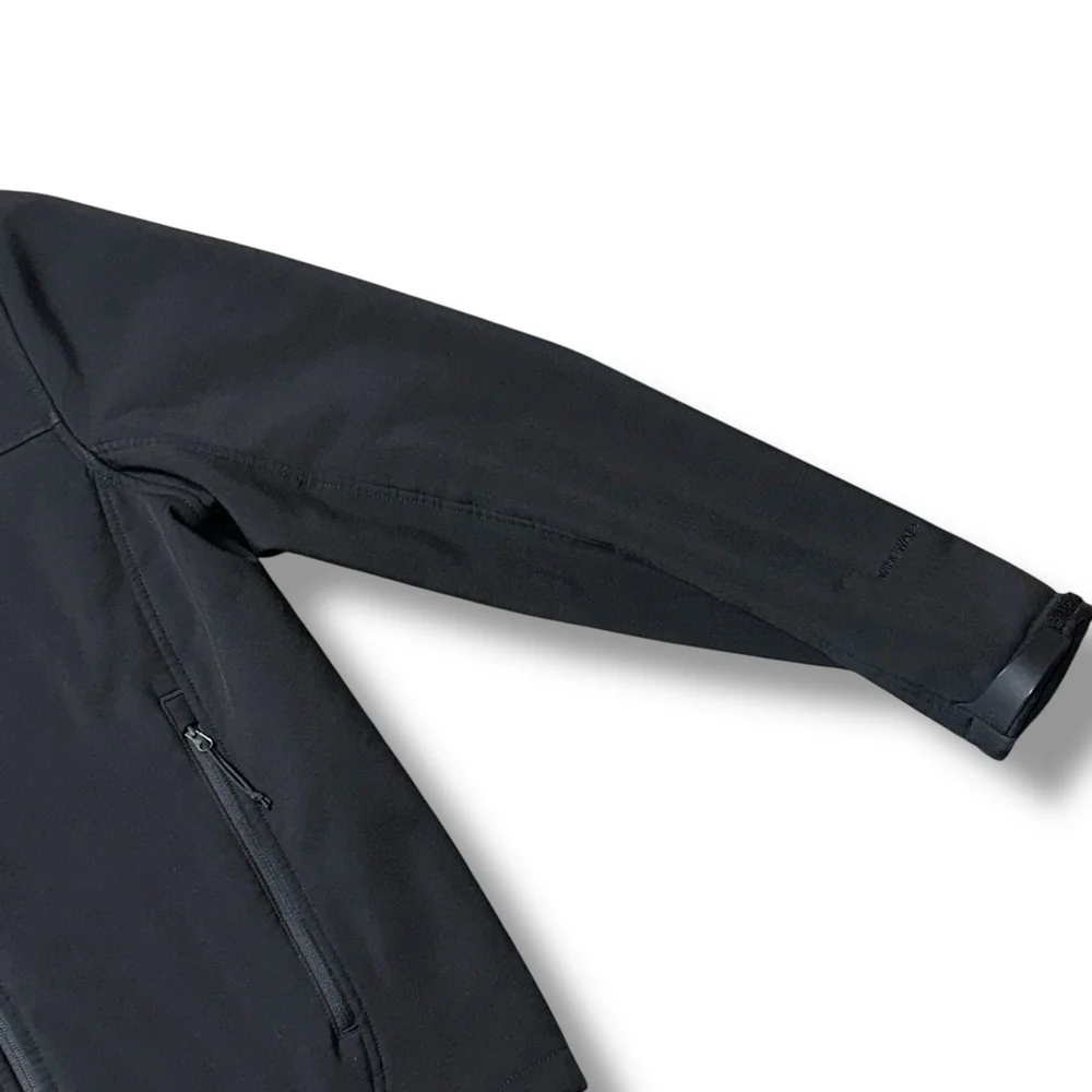 The North Face Mens Apex Chromium Thermal Black Soft Shell Jacket Small Full Zip